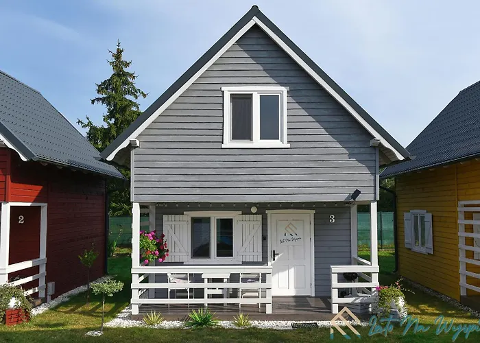 Lato Na Wyspie Деревянный коттедж Гданьск